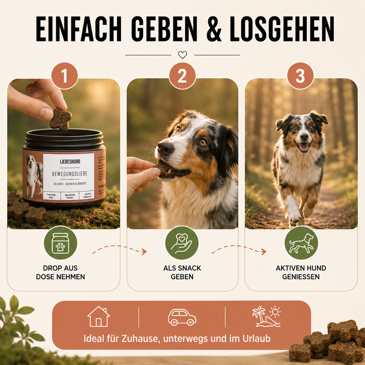 Funktionale Drops Bewegungsliebe