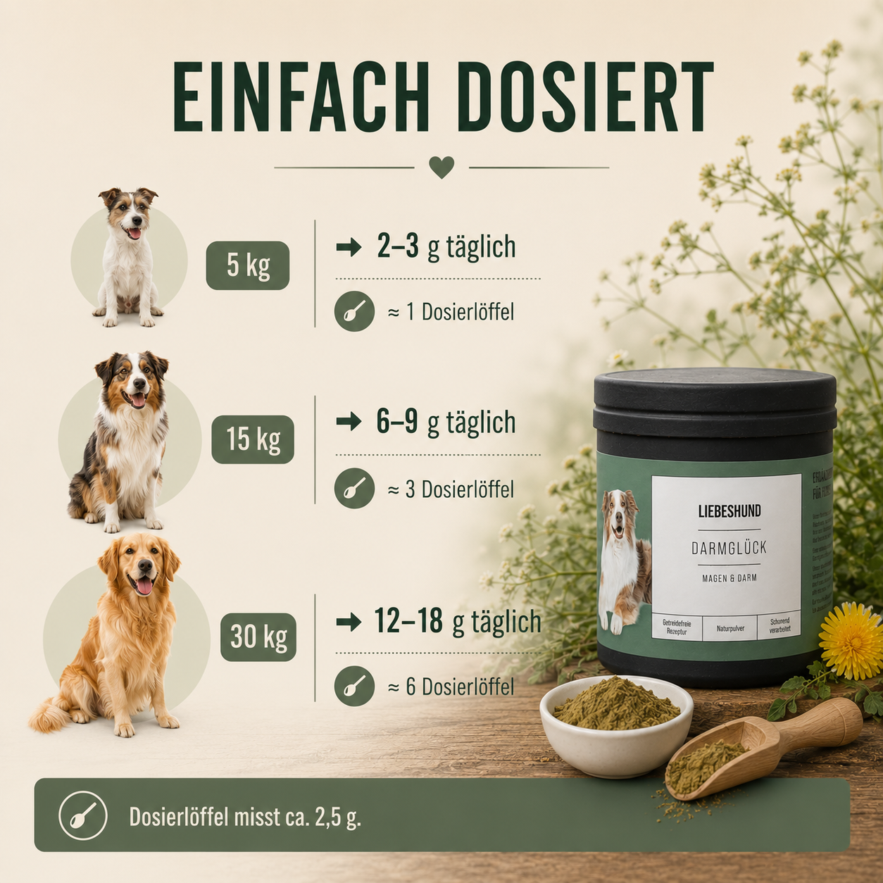 Naturpulver Darmglück