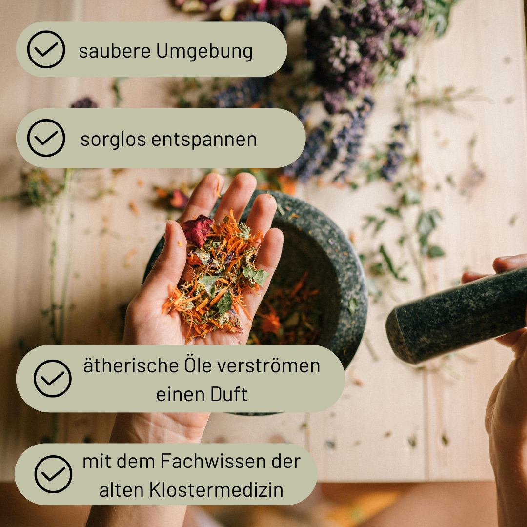 Kräuterkissen "PLATZWART"